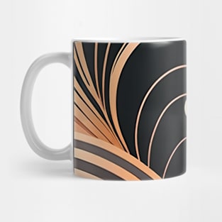 Art Deco Waves Mug